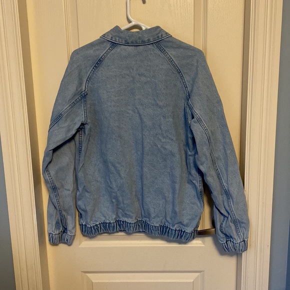 ZARA DENIM JACKET LIGHT BLUE - Picture 3 of 4